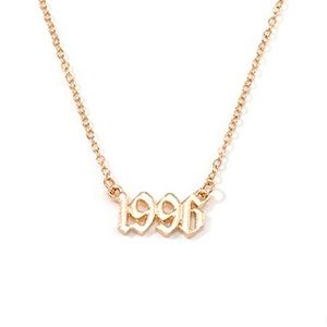2/$10 1996 Birth Year Necklace